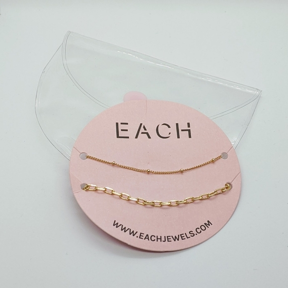 Eachjewels layering necklace gold plated - Picture 2 of 2